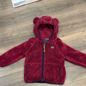 L.L. Bean Burgundy Kids' Hoodie
